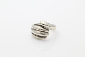Sterling-Silver-Fluted-Wrap-Around-Ring-Made-in-Mexico-Sz-6-LP1002