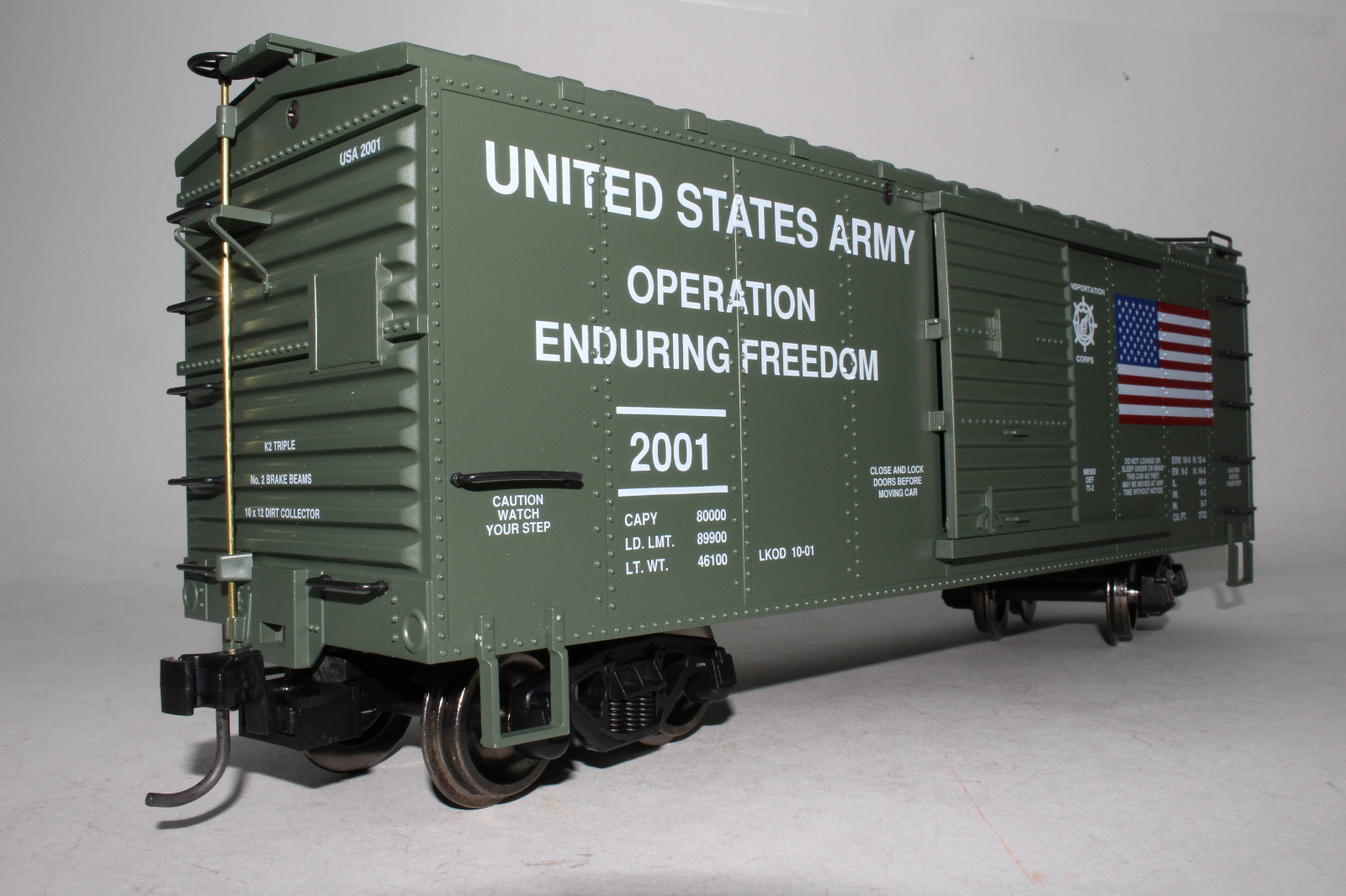 USAT Simulated Steel Box Car