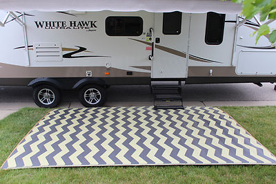 RV PATIO RUG INDOOR OUTDOOR CAMPING MAT ...