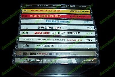 George Strait 11 CD Lot The Very Best Of 2CD Wrangler Cowboy Cut 50 Number (The Very Best Of George Strait)