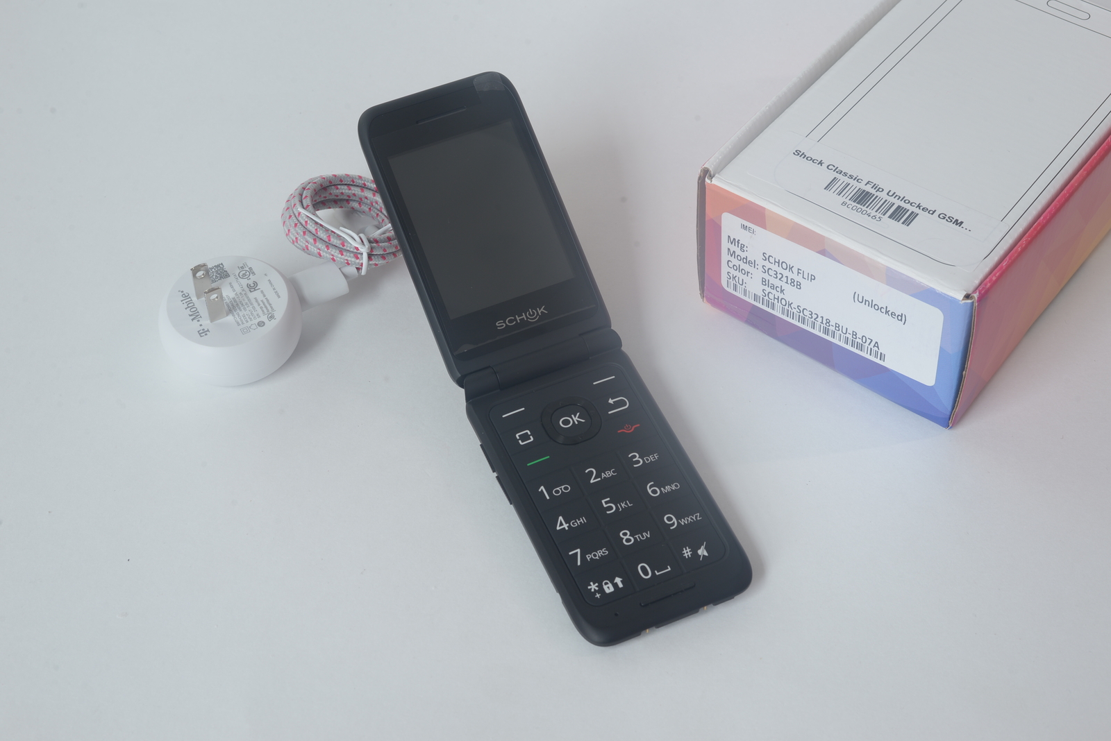 Yahoo!オークション Schok Flip Phone Black( SC3218T) unlocked 海...