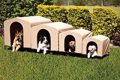 PortablePET HoundHouse Khaki Collapsible Dog Pet House ...