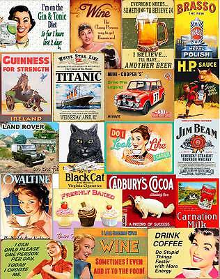 Multi Designs Vintage Retro Wall Signs & Advertisement Metal Wall Sign Plaque L2