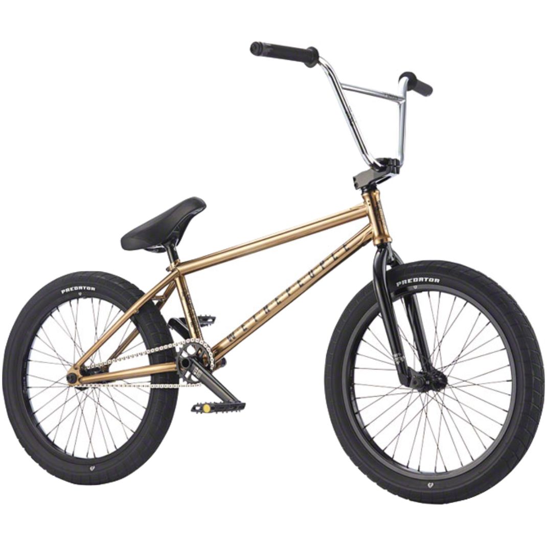 2017 WE THE PEOPLE BMX BIKE ENVY 20" NICKEL GOLD BICYCLE FIT CULT KINK SUBROSA