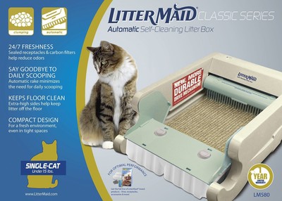 LitterMaid LM680C Automatic Self-Cleaning Classic Litter Box ...