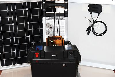 100 Amp 2000 Watt Peak Power Solar Generator Just Plug and Play NOT A 