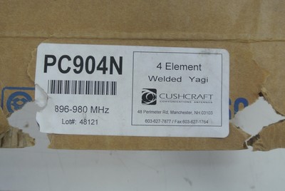 CUSHCRAFT PC904 Antenna 860-980 MHz New open box PC904N. Buy it now for 75.0