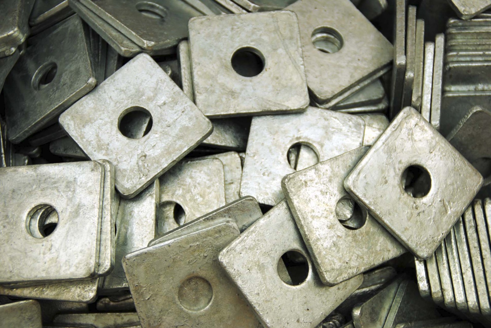 (40) Galvanized 1/2 x 2 Square Plate Washers 3/16 Thick eBay