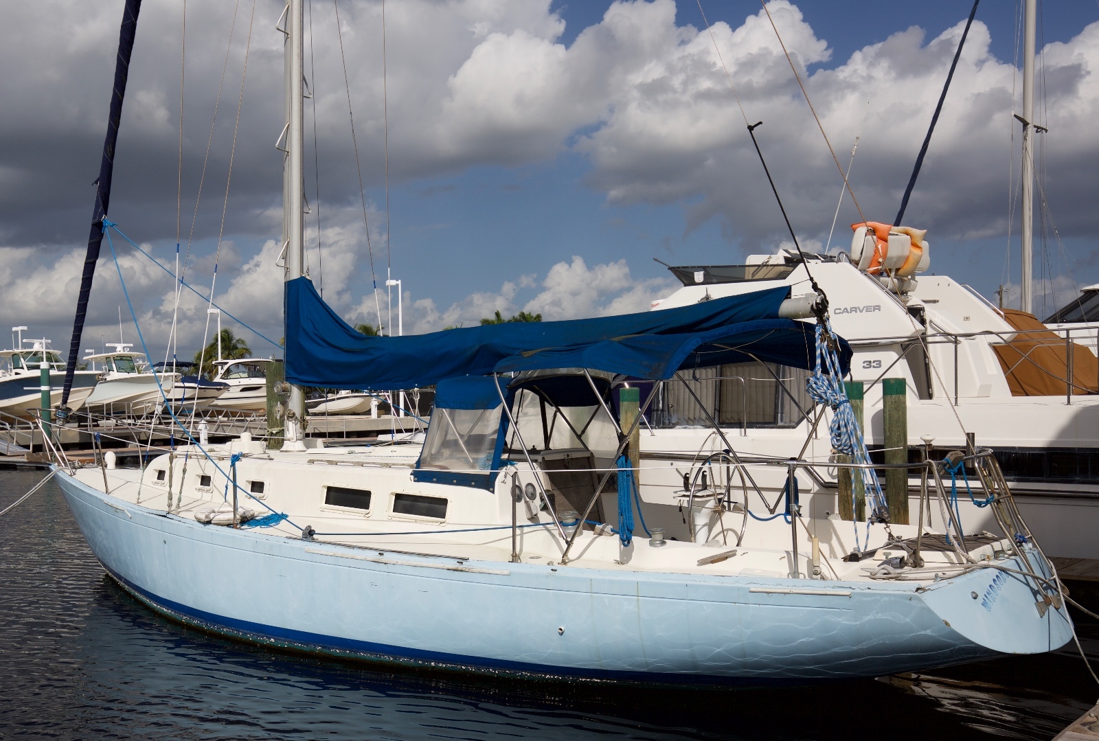 1972 MORGAN YACHTS 38 SAILBOAT sail boat NO RESERVE AUCTION SOLD AS IS