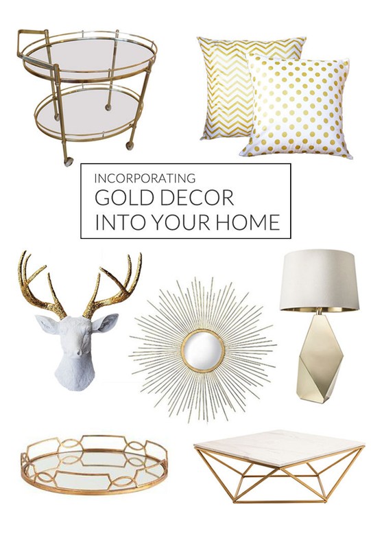 Incorporating Gold Decor Into Your Home  eBay
