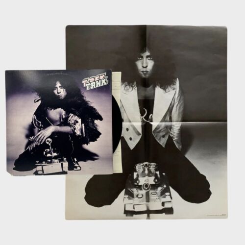 T Rex - Tanx - 1973 US 1st Press Album with POSTER (EX) Ultrasonic Clean