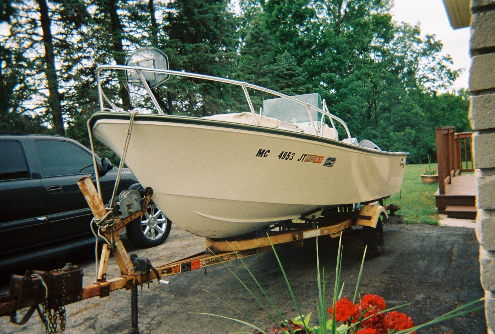1974 Aquasport 17' Center Console & Trailer - Michigan