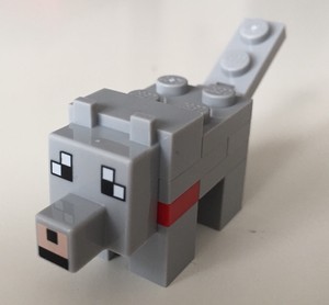Lego Minecraft 21121 Wolf Mini Figure Must SEE Check Pictures | eBay