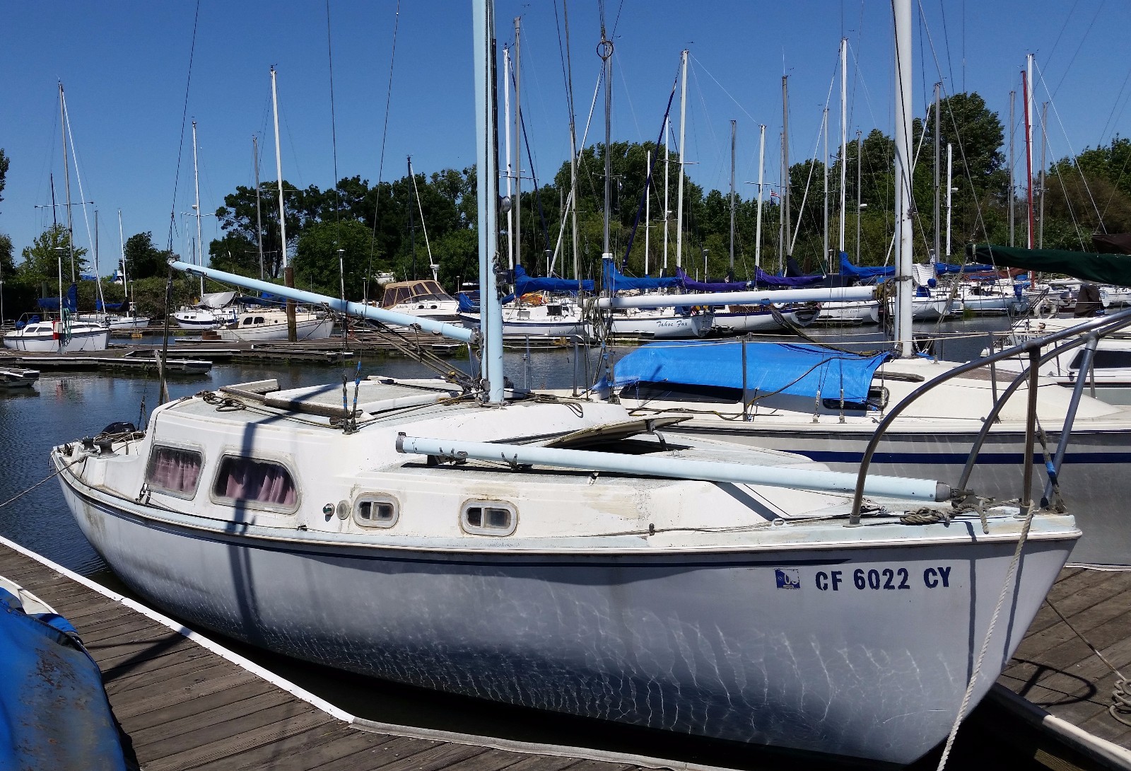 LF - 1967 Wesco Marine Coronado 24' Sailboat - California