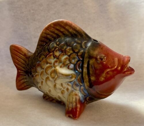 Ceramic Fish Scented Sachet Holder 6”