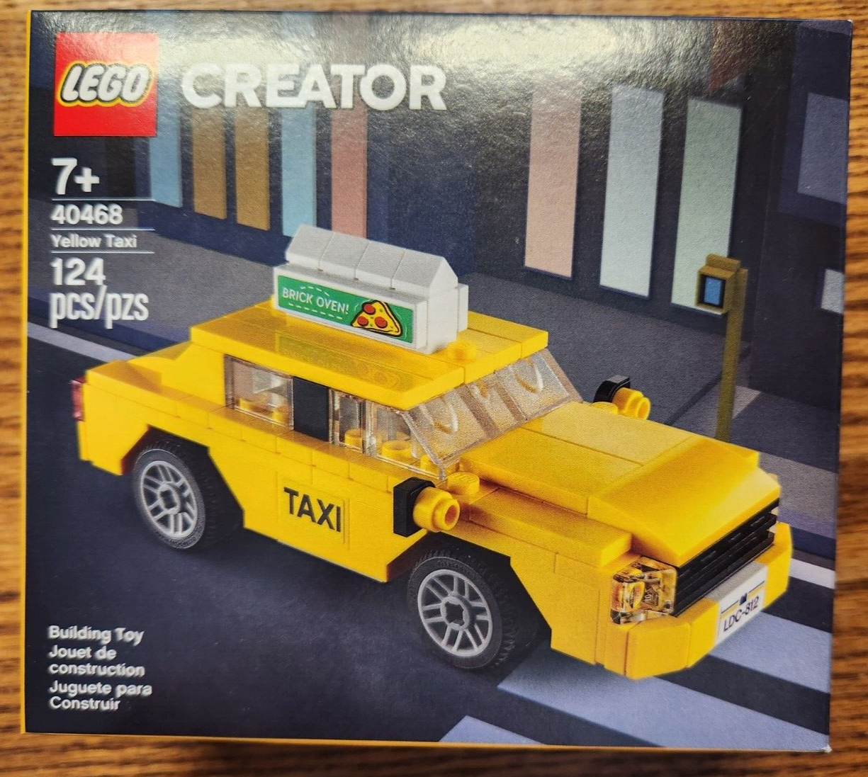 LEGO Creator 40468 Yellow Taxi 2021 EMPTY BOX ONLY