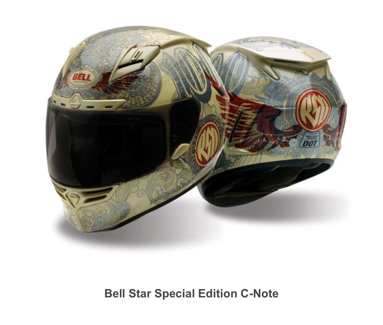 Bell Star RSD Roland Sands Design “C-Note” Helmet Size Large Harley Davidson