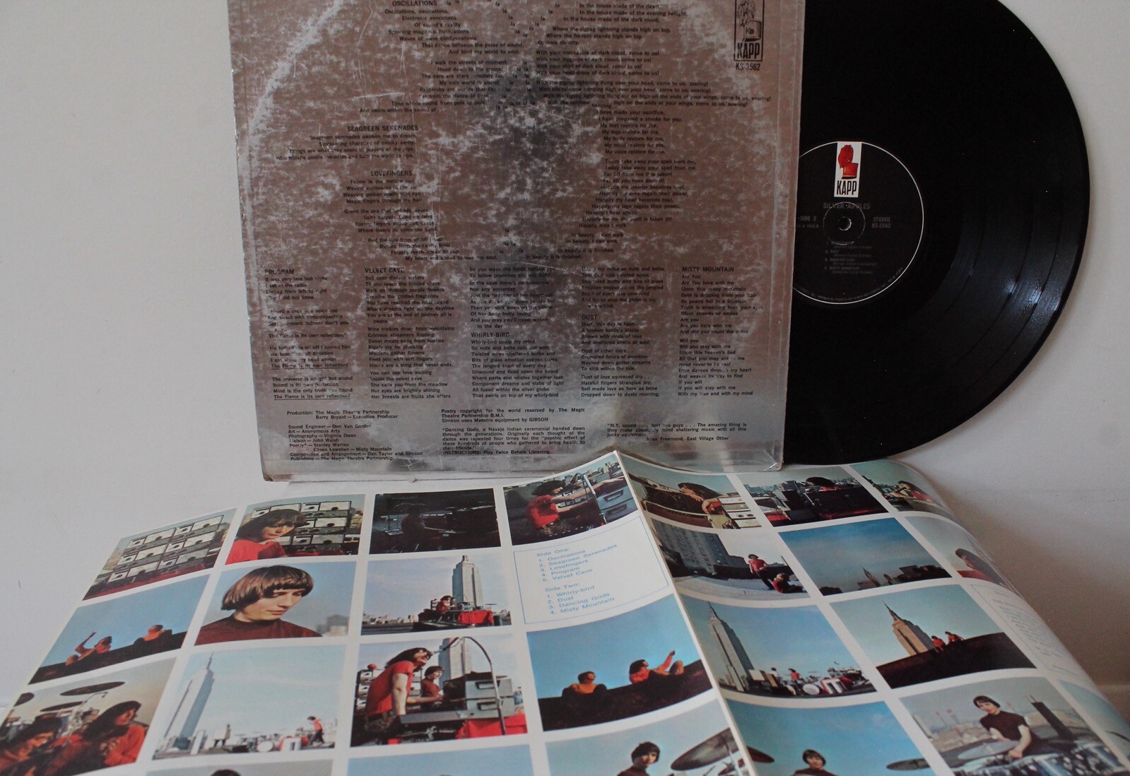 Yahoo!オークション Silver Apples LP S/T Kapp KS 3562 オリ...