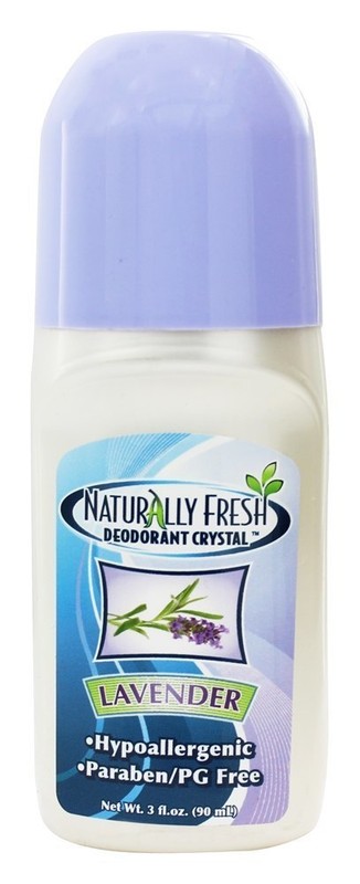 Naturally Fresh - Deodorant Crystal Roll-On Lavender - 3 oz.