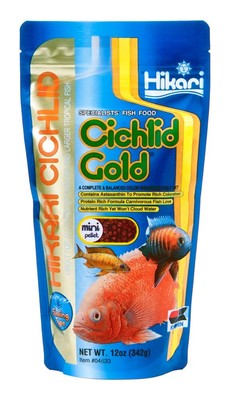 Hikari Cichlid Gold Sinking Mini Pellet 12oz ...