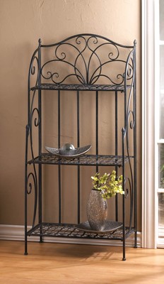 DIVINE BLACK CAST IRON FLOURISHES  BAKER ...