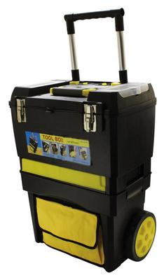 NEW Compact Portable Rolling Tool Case Storage ...
