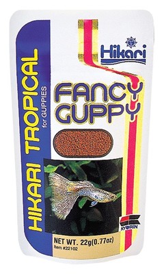 Hikari Tropical Fancy Guppy Granules .77oz Fish ...