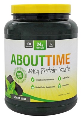 UPC 013964588903 product image for About Time® Whey Isolate Protein Powder - Mocha Mint 2 Lb | upcitemdb.com