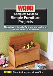 Wood Magazine Complete Guide TO Simple Furniture Projects DVD ROM 