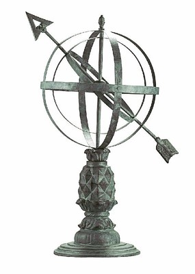 Williamsburg Pineapple Armillary Sphere & Sundial Metal ...