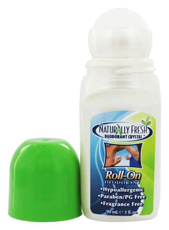 Naturally Fresh - Deodorant Crystal Fragrance Free Roll On - 3 oz.