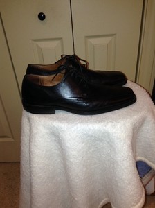 Johnston-Murphy-Harding-Black-Leather-Oxford-Shoes-Mens-10M-20-6461