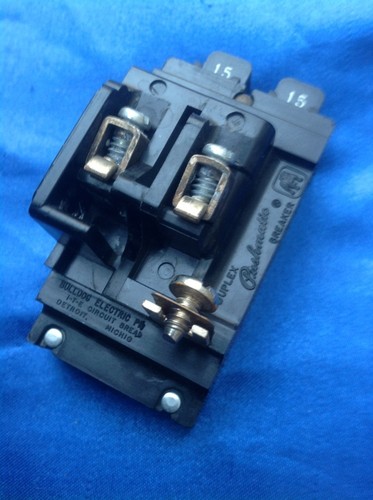 Pushmatic P1515 Twin circuit BREAKER ,