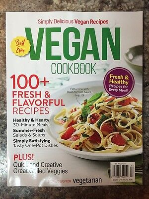 Best Ever Vegan Cookbook Fresh Flavorful Recipes Healthy 2016 FREE SHIPPING (Best Healthy Vegan Recipes)