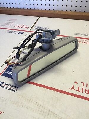 MERCEDES ML GL CLASS 07-12 OEM REAR VIEW MIRROR MANUAL MAPS LIGHTS GREY COLOR