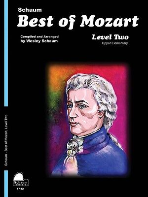 Best of Mozart Level 2 Upper Elementary Level Educational Piano Book