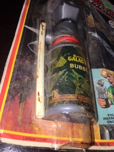 RARE 1978 Battlestar Galactica Cylon bubble machine still sealed DOES NOT WORK