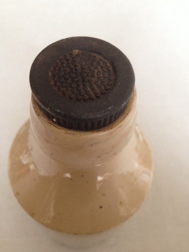 Scarce Cornish Stoneware Ginger Beer Bottle William Huxtable Newquay Cornwall