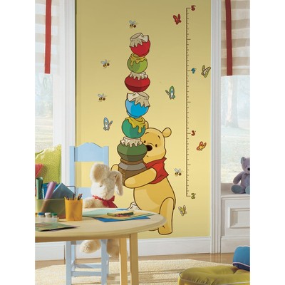 New WINNIE THE POOH GROWTH CHART WALL ...