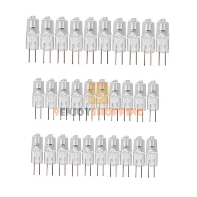 10Pcs G4 12V 10/20/35W Warm White Tungsten ...