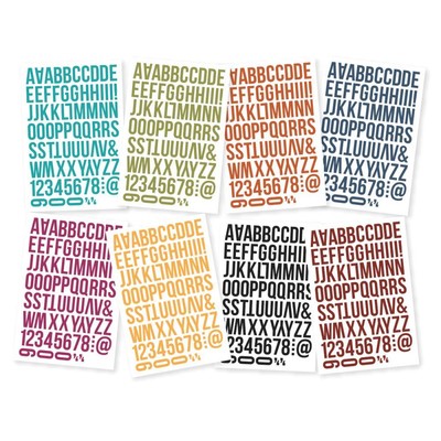 UPC 812247023793 product image for Simple Stories Snp Alphabet Stickers 648 Pieces (8 Sheets) Bolds Color Vibe | upcitemdb.com