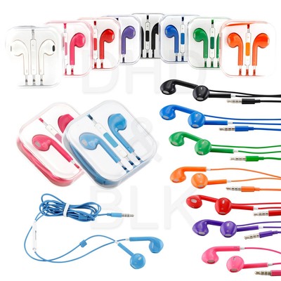 3,5 мм Earbud наушники-гарнитура для мобильного телефона, iPhone, MP3