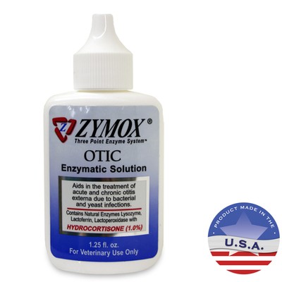 Zymox Otic with Hydrocortisone, 1.25 oz - ...