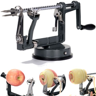 Silver Apple Fruit Vegetable Peel Peeler Corer ...