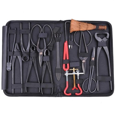 Bonsai Tool Set Carbon Steel Extensive 14-pc ...