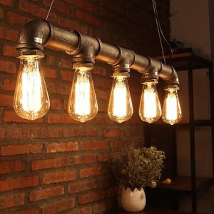 Industrial Vintage METAL PIPE Pendant Lamp Steampunk ...