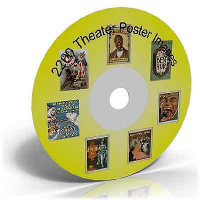 2200 THEATER POSTER IMAGES ON CD