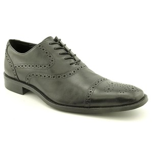 Details about Johnston  Murphy Albright Cap Mens Size 8 Black Oxfords ...