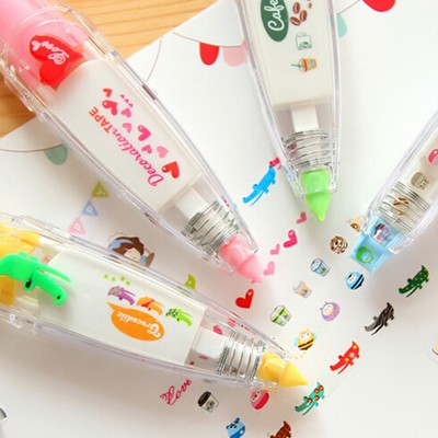 Lovely Kids Students Stationery Push Correction Tape ...