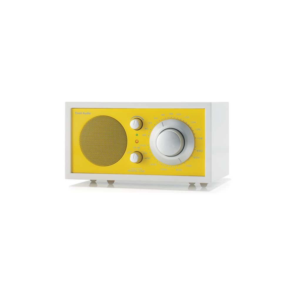 UPC 831623000913 product image for Tivoli Audio Model One Frost White \ Sunflower Yellow - 24 Months Warranty | upcitemdb.com